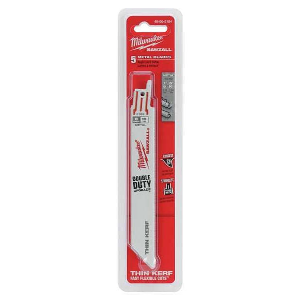 9 in 18 TPI SAWZALL Blades, 50 Pack