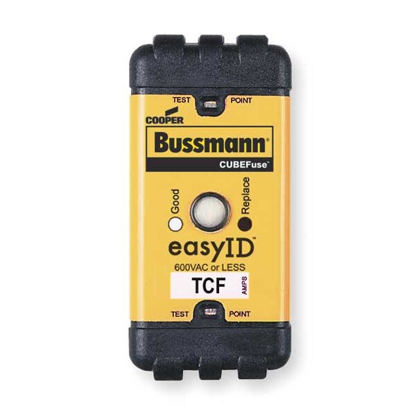 Fuse, Time Delay, 50A, TCF Series, 600V AC, 300V DC, 2-1/8