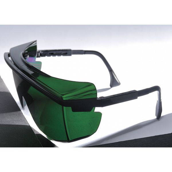 Safety Glasses, OTG Shade 5.0 Polycarbonate Lens, Scratch-Resistant