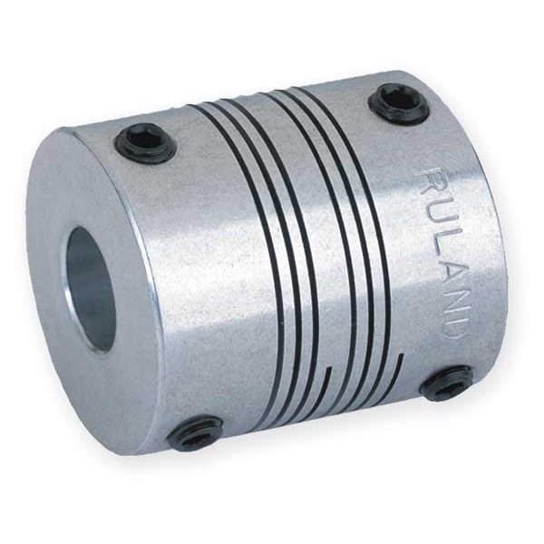 Coupling, 4 Beam, Bore 3/16 x 5/32 In