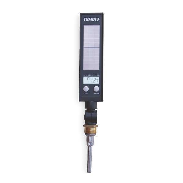 Digital Solar Powered Thermometer, -40 Degrees to 300 Degrees F