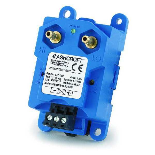 Pressure Transducer, -0.1to 0 to 0.1 InWC