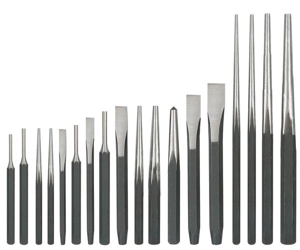 Punch and Chisel Set, 18 Pc