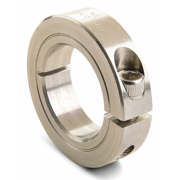 Shaft Collar, Clamp, 1Pc, 2-9/16 In, 303 SS