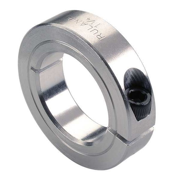 Shaft Collar, Clamp, 1Pc, 25mm, Alum