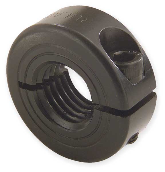 Shaft Collar, Threaded, 1Pc, 1-1/8-12 In, St