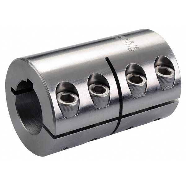 Coupling, One Piece, Bore Dia 8 mm