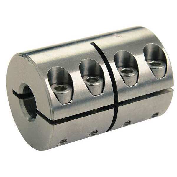 Coupling, One Piece, Bore Dia 8 mm