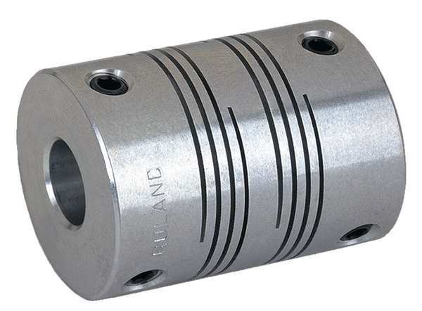 Coupling, 4 Beam Set Screw, Bore 5 x 4 mm