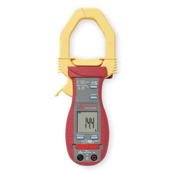 Clamp Meter, Backlit, 800 A, 2.0 in (51 mm) Jaw Capacity, Cat III 600V Safety Rating
