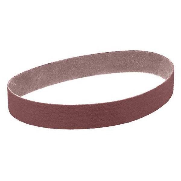 Sanding Belt, Coated, 2 in W, 48 in L, 60 Grit, Medium, Aluminum Oxide, 341D, Brown