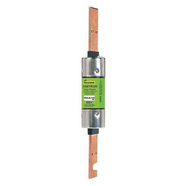 Fuse, Time Delay, 100A, FRS-R Series, 600V AC, 300V DC, 7 7/8 in L x 1 1/8 in dia