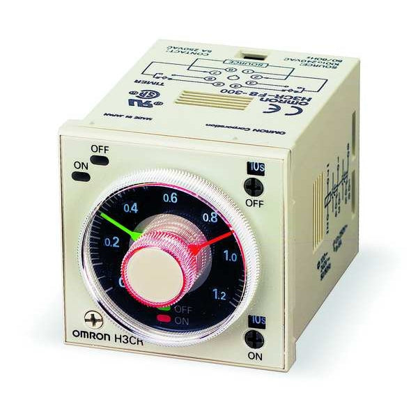 Time Delay Relay, 120VAC, 5A, DPDT, Socket