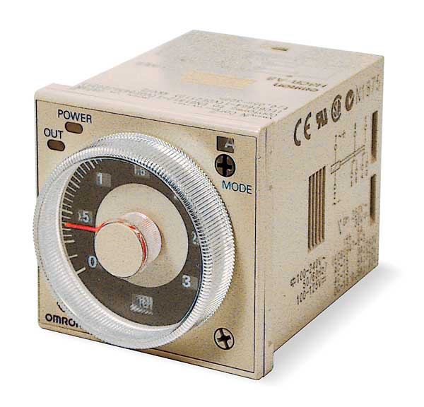 Time Delay Relay, 120 to 240VAC, 5A, DPDT