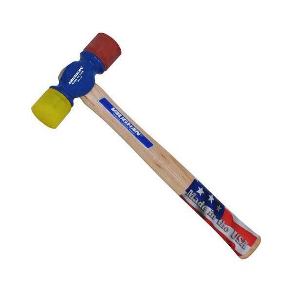 12 oz. Soft Face Hammer, 12 1/2 in L Steel W/ Vinyl Grip Handle