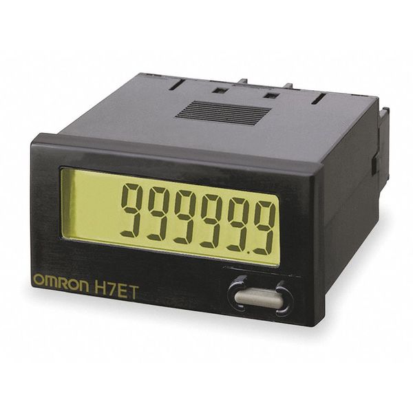 Hour Meter, 24VDC, Plastic, 7 Digits
