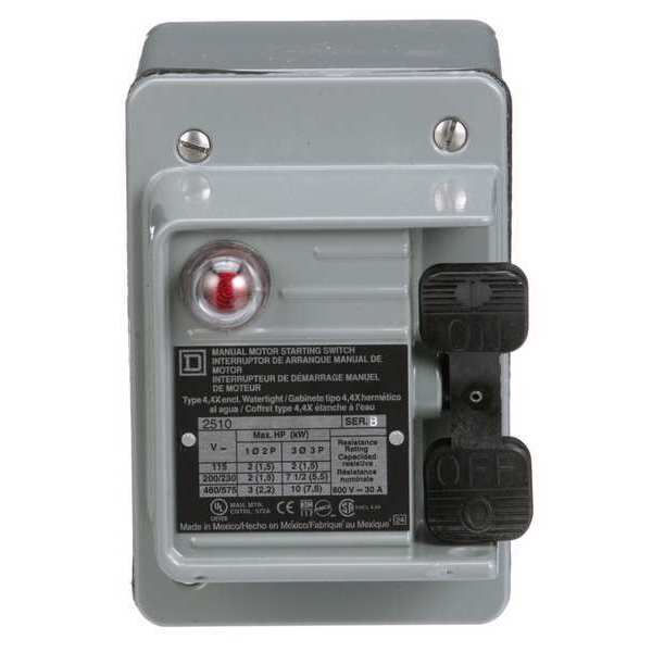 Manual Motor Switch, NEMA, 600VAC, 3P, M-0