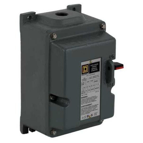 Manual Motor Starter, 30A, 600VAC, 2P