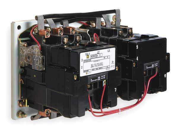 120VAC Reversing Magnetic Contactor 3P 90A NEMA 3