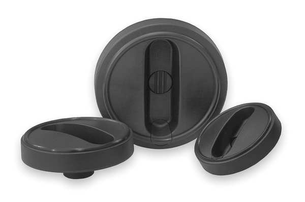 Handwheel, Thermoplastic, Diameter D1= 100 mm, Reamed Hole D2= 0.5