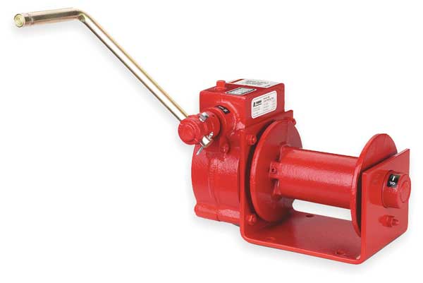 Hand Winch, Worm Gear, 2000 lb.