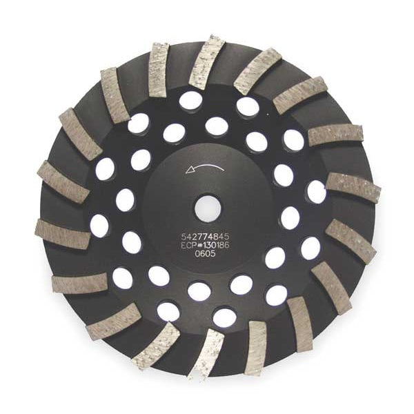 Diamond Sgmnt Cup Wheel, Turbo, 4x5/8-7/8