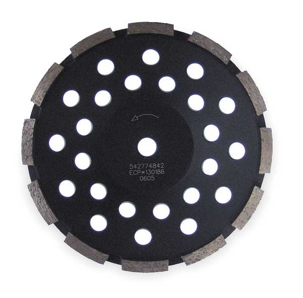 Segment Cup Wheel, Diamond, Sgl, 4x5/8-7/8
