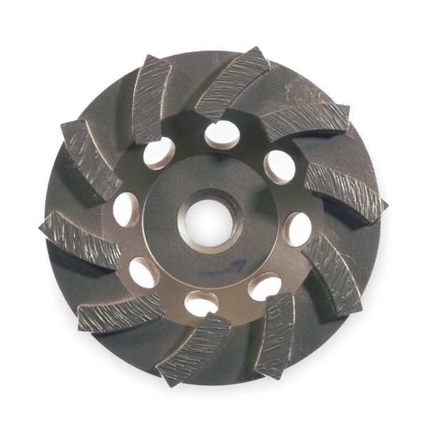 Segment Cup Wheel, Diamond, Turbo, 5x5/8-11