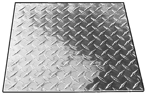 Plate Stock, Tread, 3003 Al, 1/4In T, 1x 2Ft
