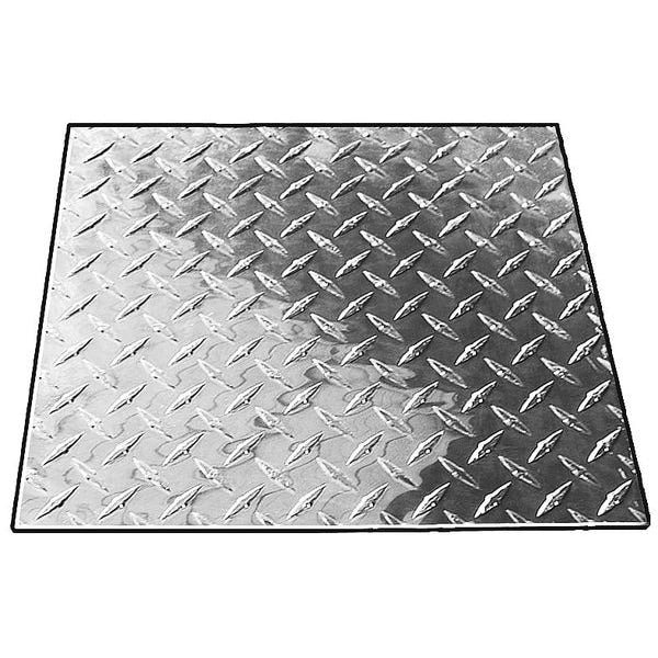 Plate Stock, Tread, 3003 Al, 1/4In T, 1x 1Ft