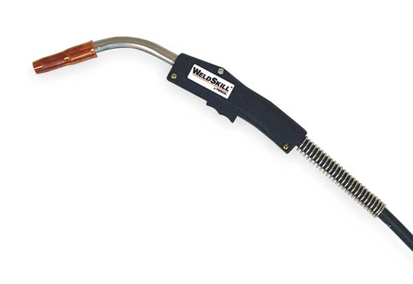 MIG Gun, 250 A, Wire 0.045 In, For Tweco