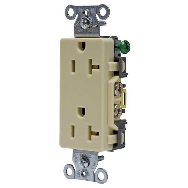 20A Duplex Decorator Receptacle 125VAC 5-20R IV