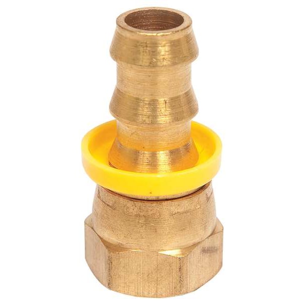 Straight Swivel 1/2 in Hose I.D, 3/4