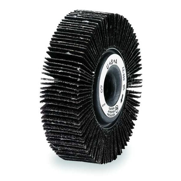 Flap Wheel, CA, 4 In Diax1 In Wx5/8 AH, 60G