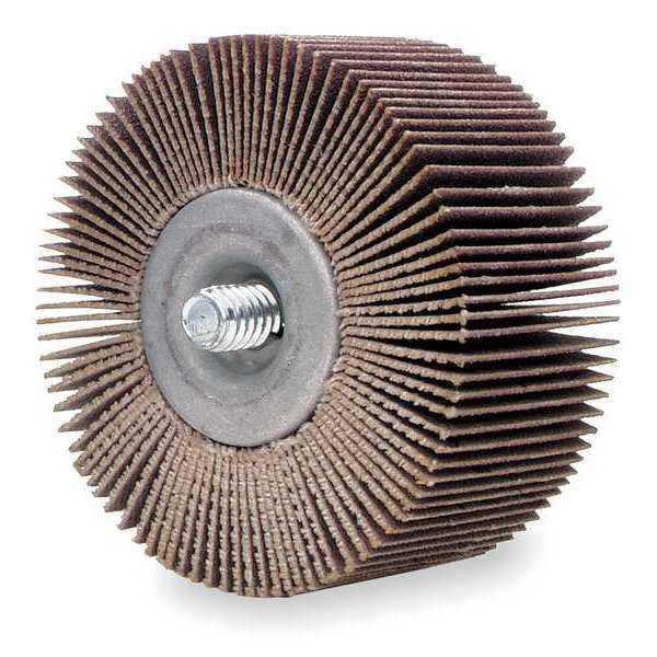 Flap Wheel, AO, 2x1x1/4-20 Shank, 60G