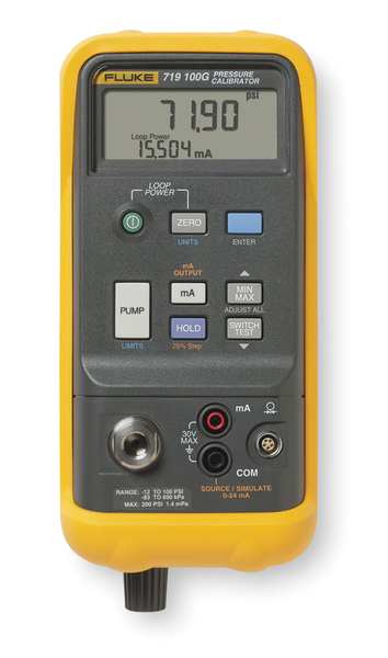 Pressure Calibrator, -12 to 120 psi