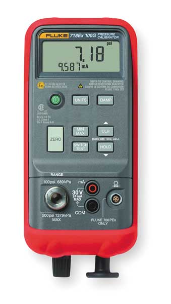 Pressure Calibrator, -12 to 300 psi
