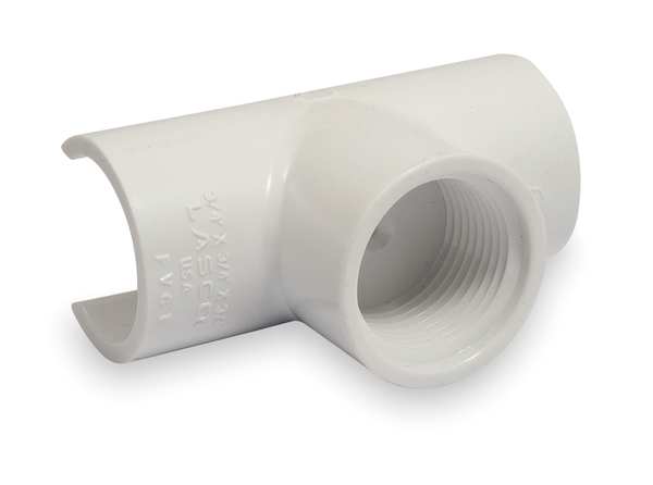 PVC Snap On Saddle Tap, FNPT x Snap On, 1 in x 3/4 in Pipe Size