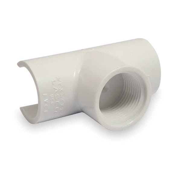 PVC Snap On Saddle Tap, FNPT x Snap On, 3/4 in x 1/2 in Pipe Size
