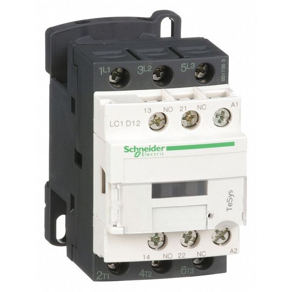 IEC Magnetic Contactor, 3 Poles, 240 V AC, 12 A, Reversing: No