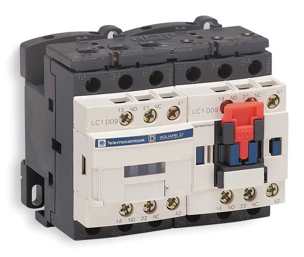 IEC Magnetic Contactor, 3 Poles, 24 V DC, 32 A, Reversing: Yes