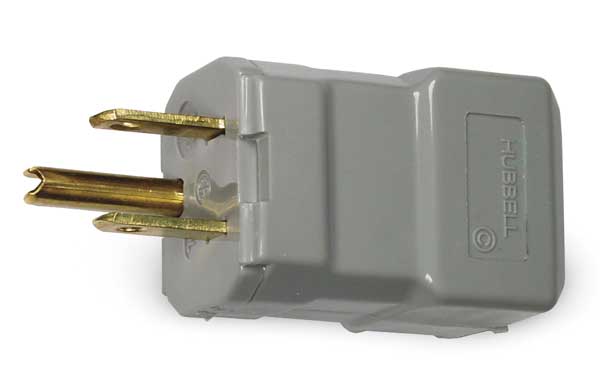 3 Wire Commercial Straight Blade Plug 125VAC 15A