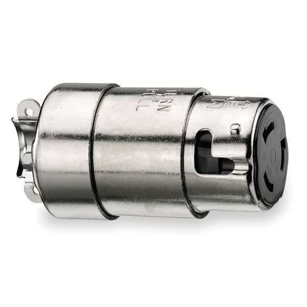 50A Marine Twist-Lock Connector 3P 4W 125/250VAC
