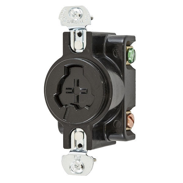 20/10A Locking Receptacle 2P 3W 125VAC/DC 250VDC 480VAC