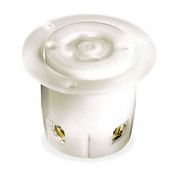 30A Flanged Twist-Lock Receptacle 3P 4W 600VAC