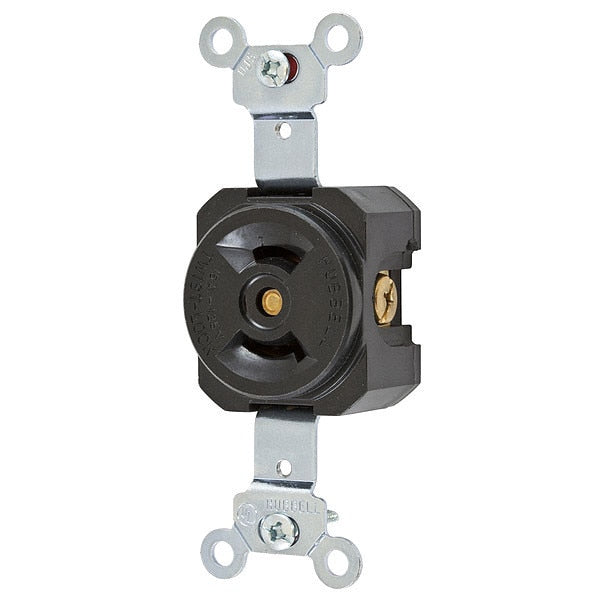 15A Twist-Lock Receptacle 2P 2W 125VAC L1-15R BK