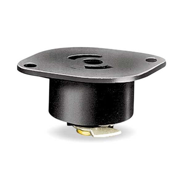 15A Midget Locking Flanged Receptacle 2P 3W 120VAC