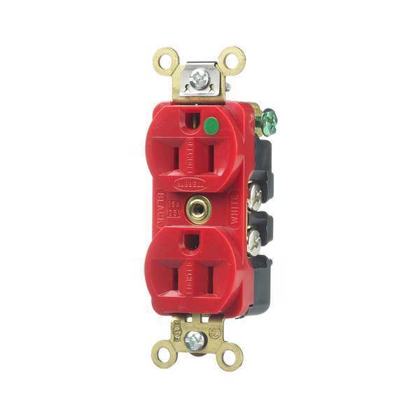 15A Duplex Receptacle 125VAC 5-15R RD