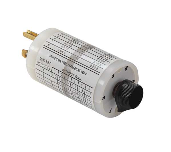 Receptacle Tester with GFCI, 120VAC