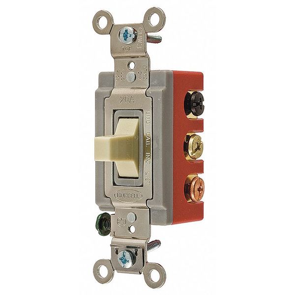 Wall Switch, 2-Pole, Toggle, 20A, Ivory
